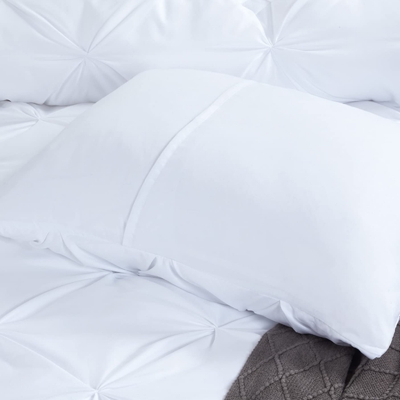 PALATIAL KING-120X98 3 PIECE PINCH PLEAT COMFORTER SET - Picture 4 of 8